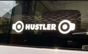 カーステッカー【HUSTLER】スズキハスラー　①