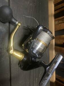 SHIMANO ツインパワーSW14000XG 替えスプール付きスタジオオーシャンマークハンドル付き