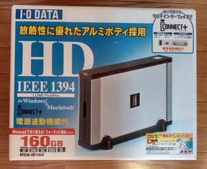 HDD 外付けハードディスク 外付けHDD I-O DATA　160GB アイオーデータ　IEEE1394