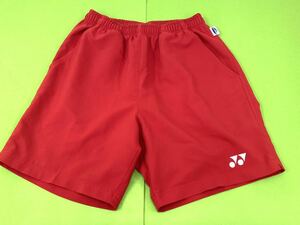 11* prompt decision * Yonex * shorts * size S(UNI man and woman use size standard )* red *be leak -ru* used *YONEX* badminton * tennis *