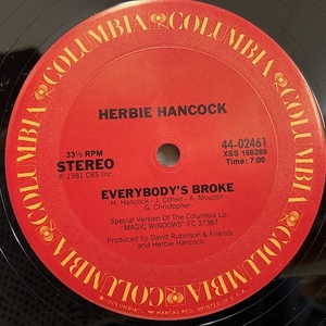 ★即決 DISCO Herbie Hancock / Everybody's Broke - Magic Number 44-02461 d2516 米オリジナル、2曲入り12インチ