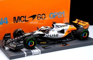 ミニチャンプス 1/18 マクラーレンF1チーム MCL60 #81 O.ピアストリ モナコGP仕様 2023 スペシャルリバリー 99台限定