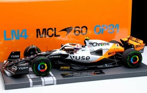 ミニチャンプス 1/18 マクラーレンF1チーム MCL60 #4 L.ノリス モナコGP仕様 2023 スペシャルリバリー