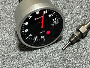 Defi Link Meter BF 60パイ 排気温度計 EXHAUST TEMP メーター 排気温計 センサー付 デフィ リンク コントロールユニット2対応