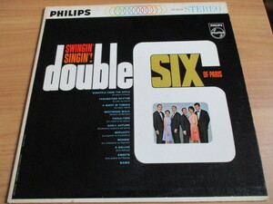 DOUBLE SIX OF PARIS, SWINGIN' SINGIN'!, カナダ ORG LP, 光沢ジャケ