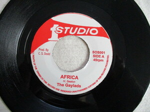 GAYLADS 7！AFRICA, LOVE ME WITH ALL YOUR HEART, UK EP, JA レア・グルーヴ, 美盤