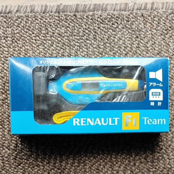 MILD SEVEN RENAULT F1 Team オリジナル ストラップ付 アラームクロック 非売品