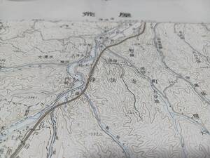 　荒谷　岩手県　古地図　 地形図　地図　資料　46×57cm　　昭和54年編集　平成4年印刷　発行　書き込み　B2402