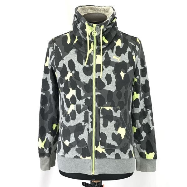 プーマ/PUMA★迷彩/カモフラ柄/スウェットブルゾン【メンズS/グレー系/gray】ジャンパー/ジャケット/Coat/Jacket/Jumper◆BH521