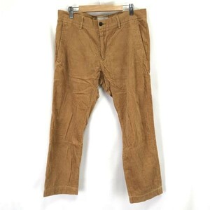 日本製★エディフィス/EDIFICE by hide★コーデュロイパンツ【メンズ31/股下67cm/キャメル/camel】Pants/Trouser◆pBH525