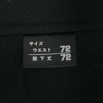 美品★デサント/DESCENTE★サスペンダー付き/スキーパンツ【ウエスト72/股下72/黒/black】裏起毛/エッジガード付き/オーバーオール◆pBH532_画像8