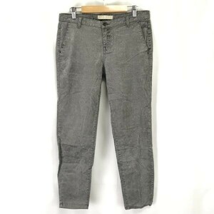 ザラベーシック/ZARA BASIC★蛇/スネークレザー柄/デニムパンツ【サイズEU38/股下69cm/グレー/gray】ジーンズ/Pants/Trouser◆BH537