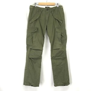 オーバーウェルム/overwhelm★多ポケット/ミリタリーカーゴパンツ【メンズM/股下81cm/カーキ/khaki】Pants/Trouser◆pBH540