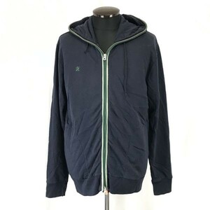 a-ru new ball do/R.NEWBOLD* full Zip / sweat Parker [ men's XL/ navy blue /navy]Jacket/Jumper/Parker/Paul Smith*pBH541