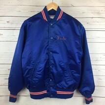 80s-90sビンテージ★ALADEN★スタジアムジャンパー【44/Mens size M-L/青】サンライザーズ/ブルゾン/Vintage/jacket/jumper/訳特価◆P19-02_画像1