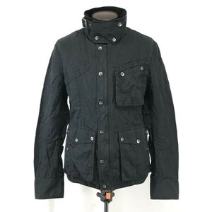 5351 pour les hommes/プールオム★麻33%/スタンドカラーブルゾン/ジャケット【Mens-3/L/黒/black】アバハウス/Jackets/Jumpers◆pBH292