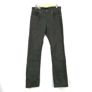  made in Japan * Takeo Kikuchi /TAKEO KIKUCHI* polyurethane coating / black Denim pants [3/ men's L/ length of the legs 87cm] jeans /Trousers*pBH361