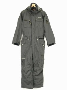  Phoenix /X-NIX/eksniks* demountable hood / snowboard / skiwear / coveralls [ lady's S/ gray / stripe ]*XBF697