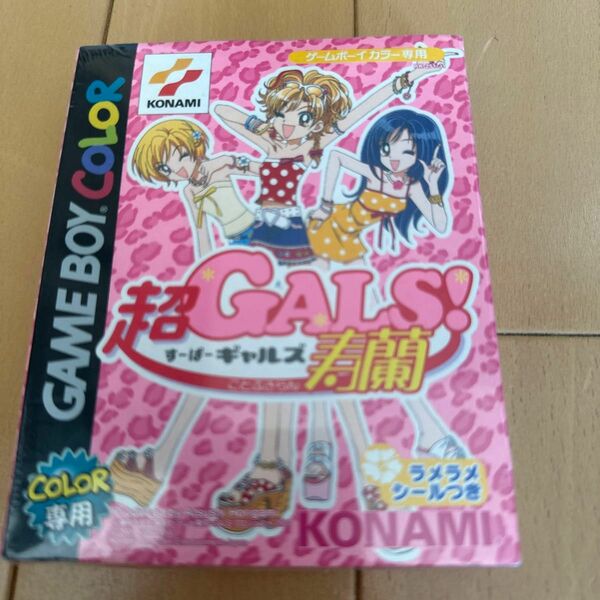 新品GBC 超GALS寿蘭＜箱・ハガキ付き＞KONAMI コナミ すーぱーギャルズ ことぶきらん GAME BOY COLOR 