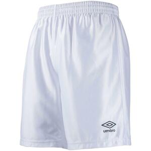 【KCM】Z-umbro-194-130★展示品★【UMBRO/アンブロ】キッズ ジュニア プラクティスパンツ サッカー　UBS7030JPB　ホワイト×ネイビー　130