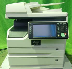 送料安くなりました 印刷枚数42枚 muratec V-780 A4 モノクロレーザー複合機 ( 2段 コピー/FAX/プリンター/スキャナー) 【WS3285】