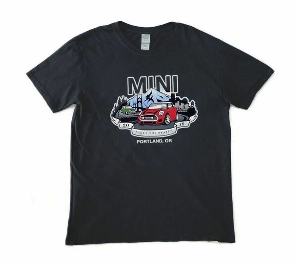 良品 Mini Cooper ミニクーパー 2018 ロッキー山脈 ラリー 記念 Tシャツ L 限定 ポーランド