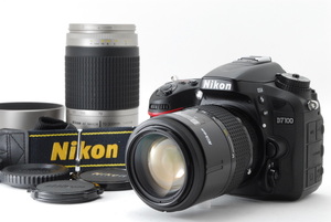 Nikon ニコン D7100 ダブルズームキット 新品SD32GB付き iPhone転送