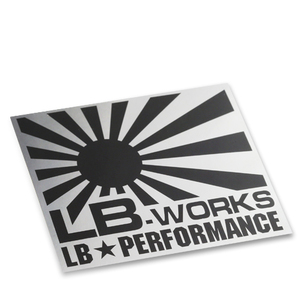 リバティーウォーク LB-WORKS small　Black/Silver 品番ST9-BS