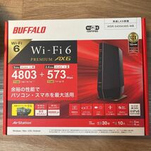 【 新品・送料無料】BUFFALO 無線ルータ WSR-5400AX6S-MB_画像2