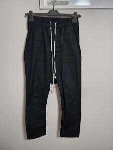 1000円スタート　rickowens 20SS Drawstring Long Trousers　リック　サルエル