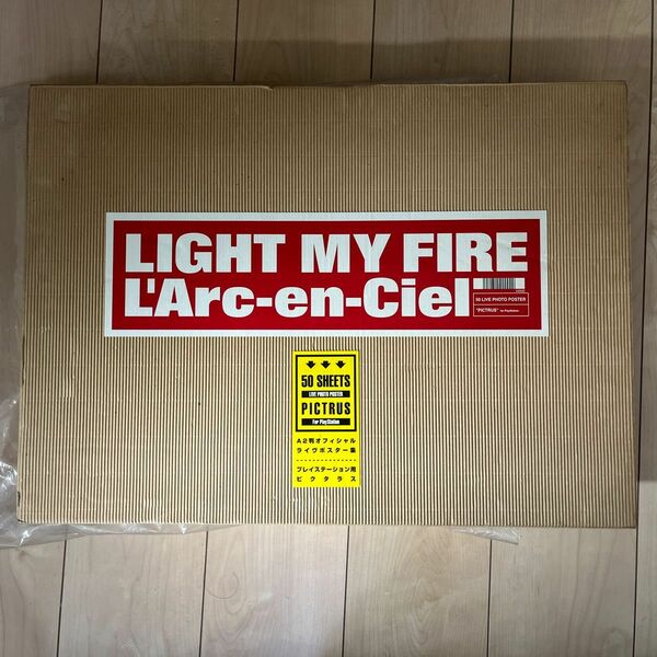 L'Arc〜en〜Ciel LIGHT MY FIRE ライブポスター