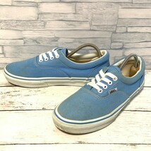 R5473bE VANS バンズ スニーカー ブルー レディース 25cm ERA エラ ヴァンズ シューズ スケーター スケボー カジュアル ローカット V95CLA_画像1