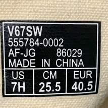 R5472bE VANS バンズ スニーカー ネイビー×ホワイト レディース サイズ25.5cm 復刻モデル 90'S SIXTY SEVEN シックスティセブン V67SW_画像8