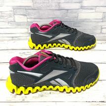 R4325bh【Reebok リーボック】24.5cm ランニングシューズ マルチカラー レディース 靴 ZIGNANO FLY 2 ジグナノ フライ J84511 ローカット_画像3