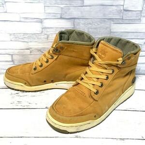 R5558bE Timberland ティンバーランド ハイカットスニーカー キャメル メンズ 7.5W (25.5cm位) ショートブーツ シューズ 靴