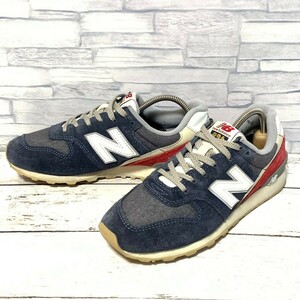 R5569bE New Balance996 ニューバランス996 スニーカー マルチカラー ネイビー系 レディース 23.5cm ローカット シューズ 靴 WR996ANR