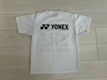 ★ヨネックス YONEX レディース 半袖Tシャツ バックロゴ Lサイズ★_画像2