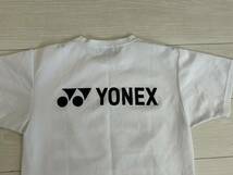 ★ヨネックス YONEX レディース 半袖Tシャツ バックロゴ Lサイズ★_画像6