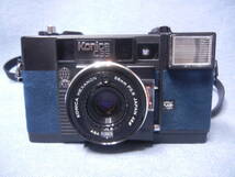 Konicaコニカ C35 AF ブラック　フィルムカメラ レンズ：Konica　Hexanon　38mm F2.8　シャター作動。_画像2