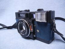 Konicaコニカ C35 AF ブラック　フィルムカメラ レンズ：Konica　Hexanon　38mm F2.8　シャター作動。_画像3
