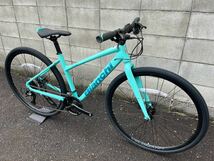 未使用★送料無料★Bianchi ビアンキ C-SPORT2 DISC クロスバイク SHIMANO 3X8S サイズ43 チェレステ2022年モデル_画像4