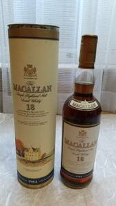 ザ・マッカラン　THE MACALLAN 18年　1984年　43％　750 ml　未開栓　箱付き　旧ボトル　ヘレスのシェリー・オーク樽使用