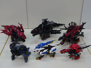 17101■ZOIDS ゾイドワイルド　デスレックス　ジェノスピノなど6体まとめて 中古 ■希少/レア/プラモデル