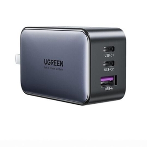 UGREEN Nexode 充電器 PD3.0急速充電器 65W PSE技術基準適合 折り畳み式 USB-C*2とUSB-A*1 新品未使用