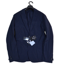 未使用品 新品級 EMPORIO ARMANI エンポリオアルマーニ テーラードジャケット 54 日本XL程度 ネイビー色 メンズ 秋冬春 コートインナー_画像1