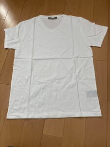新品未使用nanouniverse半袖Tシャツ Vネックホワイト白シンプルシャツ　Sサイズ　ナノユニバースNUC81CSS532JC 100円スタート