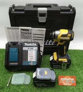 【領収書発行可】★Makita/マキタ 18v充電式インパクトドライバ TD173DGXFY[フレッシュイエロー/Fresh Yellow] [ITCNS5AXTO0U]