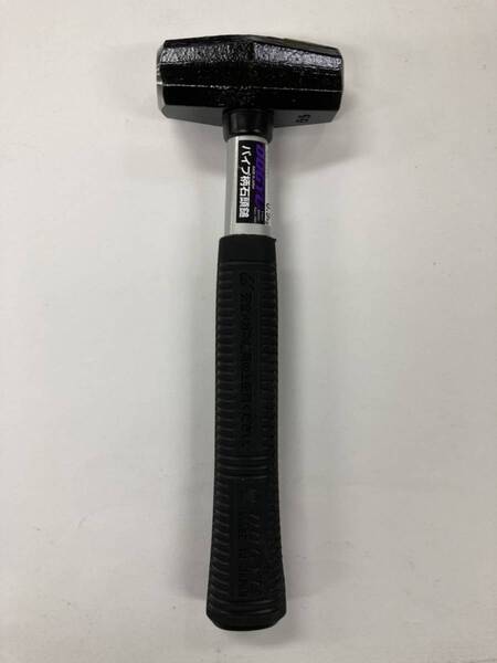 未使用 #690■ 土牛 パイプ柄 石頭鎚 0.9kg (00552)