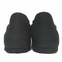 新品同様 BIRKENSTOCK ビルケンシュトック ロンドン ウールフェルト×レザー サンダル シューズ 38 24.5cm ネイビー×ブラック_画像3