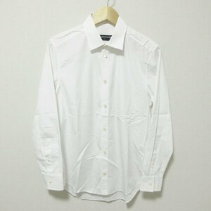 美品 17AW BALENCIAGA バレンシアガ 長袖 シャツ ドレスシャツ ワイシャツ 38 ホワイト 021